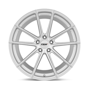 TSW BATHURST Silver W/ Mirror Cut Face 20x10.5 +25 5x114.3mm 76.1mm