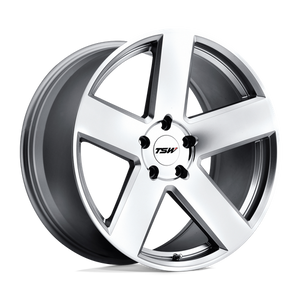 TSW BRISTOL Silver W/ Mirror Cut Face 18x9.5 +20 5x114.3mm 76.1mm