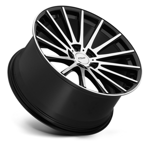 TSW CHICANE Gloss Black W/ Mirror Cut Face 19x8.5 +43 5x112mm 72.1mm