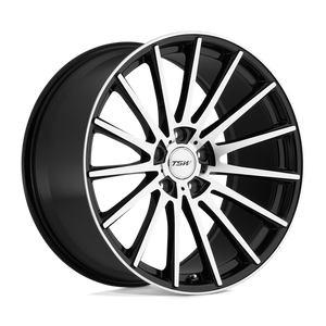 TSW CHICANE Gloss Black W/ Mirror Cut Face 19x8.5 +43 5x112mm 72.1mm