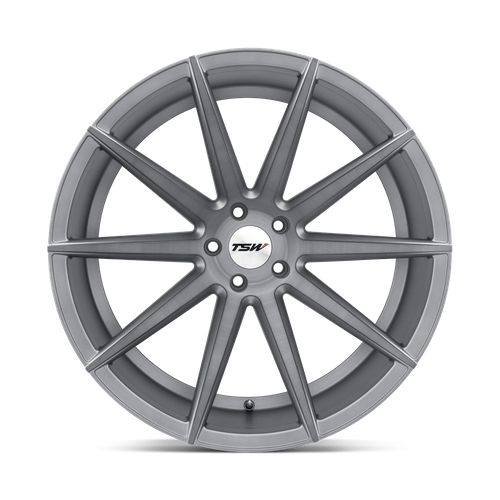 TSW CLYPSE Titanium W/ Matte Brushed Face 20x10 +40 5x114.3mm 76.1mm