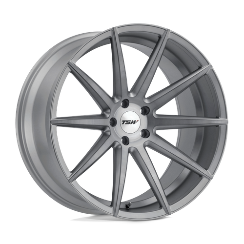 TSW CLYPSE Titanium W/ Matte Brushed Face 20x10 +40 5x114.3mm 76.1mm