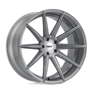 TSW CLYPSE Titanium W/ Matte Brushed Face 20x10 +40 5x114.3mm 76.1mm