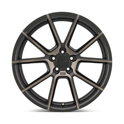 TSW CHRONO Matte Black W/ Mach Dark Face 19x9.5 +39 5x120mm 76.1mm