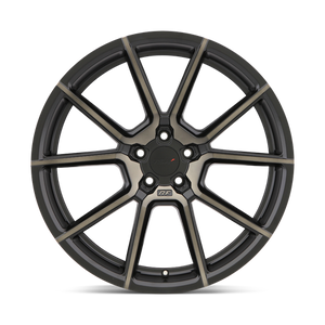 TSW CHRONO Matte Black W/ Mach Dark Face 21x10.5 +35 5x120mm 76.1mm