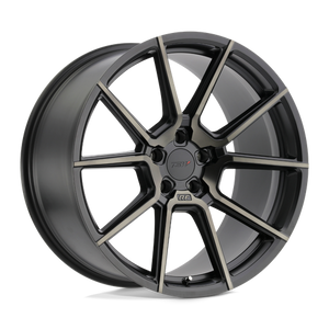 TSW CHRONO Matte Black W/ Mach Dark Face 19x9.5 +39 5x120mm 76.1mm