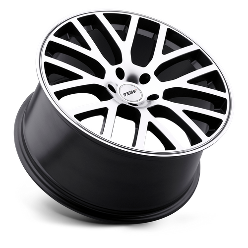 TSW DONINGTON Gunmetal Mirror Cut Face 22x10.5 +35 5x120mm 76.1mm - Wheelwiz
