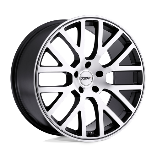 TSW DONINGTON Gunmetal Mirror Cut Face 22x10.5 +35 5x120mm 76.1mm - Wheelwiz