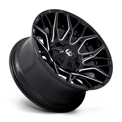 Fuel Offroad D769 TWITCH Glossy Black Milled 20x10 -18 6x135|6x139.7mm 106.1mm - Wheelwiz