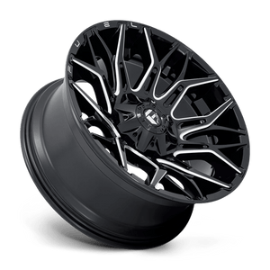 Fuel Offroad D769 TWITCH Glossy Black Milled 22x10 -18 8x170mm 125.1mm - Wheelwiz
