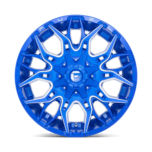 Fuel Offroad D770 TWITCH Anodized Blue Milled 20x9 +1 5x114.3|5x127mm 78.1mm - Wheelwiz