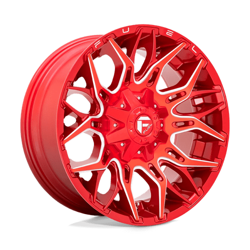 Fuel Offroad D771 TWITCH Candy Red Milled 20x9 +1 6x135|6x139.7mm 106.1mm - Wheelwiz