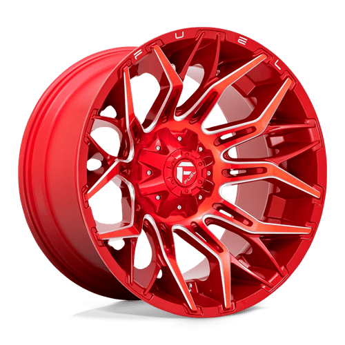 Fuel Offroad D771 TWITCH Candy Red Milled 22x12 -44 5x114.3|5x127mm 78.1mm - Wheelwiz