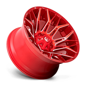 Fuel Offroad D771 TWITCH Candy Red Milled 22x12 -44 5x139.7|5x150mm 110.1mm - Wheelwiz