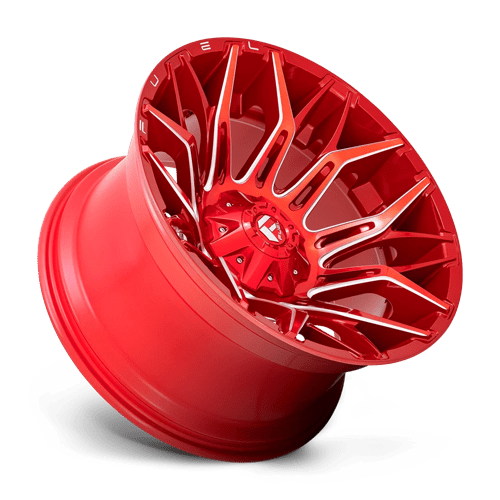 Fuel Offroad D771 TWITCH Candy Red Milled 22x12 -44 5x114.3|5x127mm 78.1mm - Wheelwiz