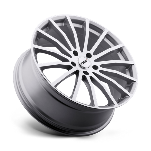 TSW MALLORY Silver W/ Mirror Cut Face 20x10 +25 5x114.3mm 76.1mm
