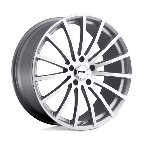 TSW MALLORY Silver W/ Mirror Cut Face 20x10 +25 5x114.3mm 76.1mm