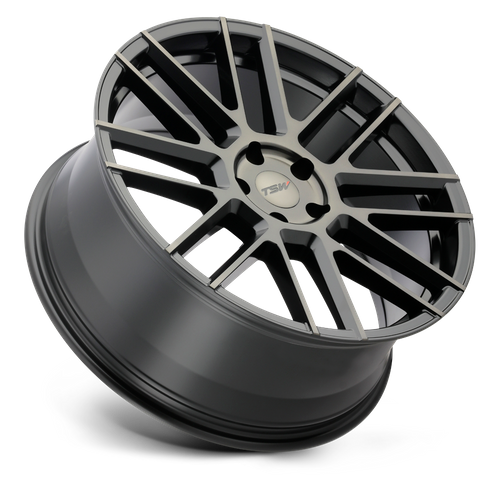 TSW MOSPORT Matte Black W/ Mach Dark Face 20x10 +40 5x114.3mm 76.1mm