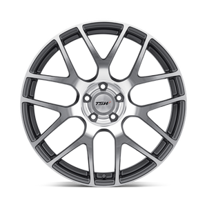 TSW NURBURGRING Gunmetal W/ Mirror Cut Face 20x8.5 +40 5x108mm 72.1mm
