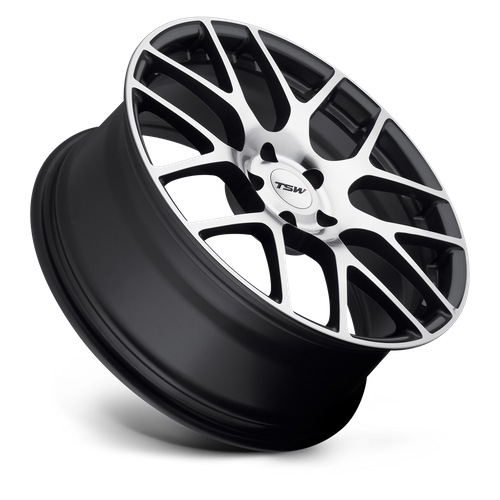 TSW NURBURGRING Gunmetal W/ Mirror Cut Face 20x8.5 +40 5x108mm 72.1mm