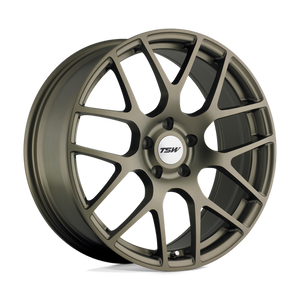 TSW NURBURGRING Matte Bronze 19x8 +45 5x112mm 72.1mm - Wheelwiz