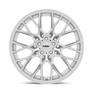 TSW SEBRING Silver W/  Mirror Cut Face 17x8 +32 5x112mm 72.1mm