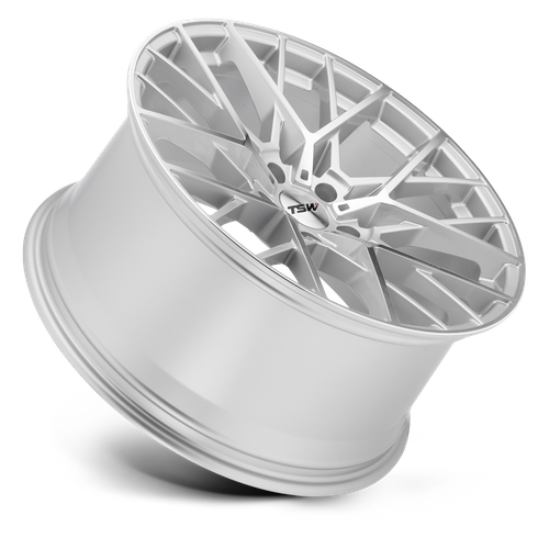 TSW SEBRING Silver W/  Mirror Cut Face 20x10 +40 5x114.3mm 76.1mm