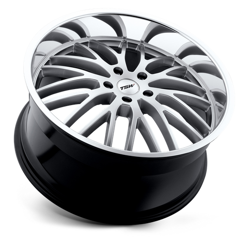 TSW SNETTERTON Hyper Silver W/ Mirror Cut Lip 18x8 +40 5x108mm 72.1mm - Wheelwiz