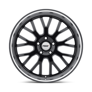 TSW TREMBLANT Gloss Black W/ Mirror Cut Lip 20x10 +25 5x120mm 76.1mm