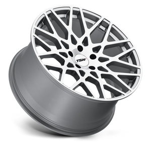 TSW VALE Silver W/ Mirror Cut Face 18x9.5 +40 5x114.3mm 76.1mm - Wheelwiz