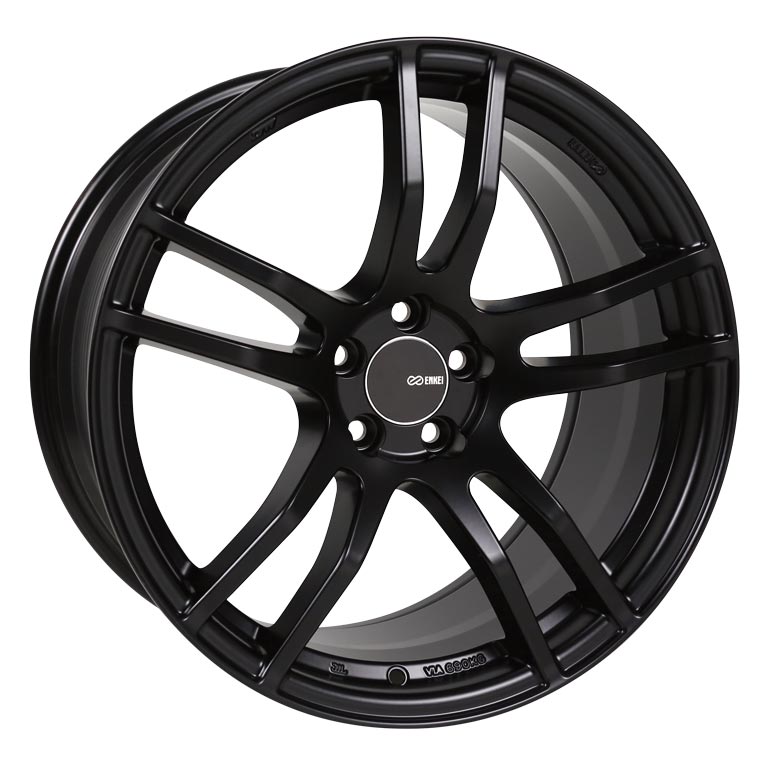 Enkei TX5 Black Paint 17x8 +45 5x100mm 72.6mm - WheelWiz