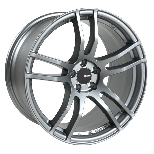 Enkei TX5 Platinum Gray 17x9 +45 5x100mm 72.6mm - WheelWiz
