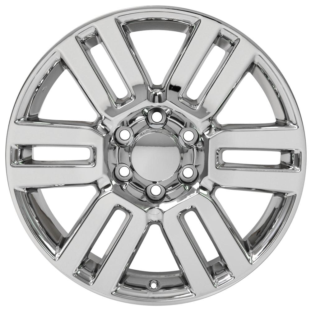 OE Wheels Replica TY10 Chrome 20x7.0 +15 6x139.7mm 106.1mm