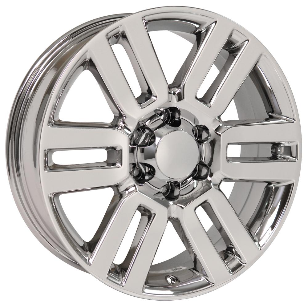 OE Wheels Replica TY10 Chrome 20x7.0 +15 6x139.7mm 106.1mm