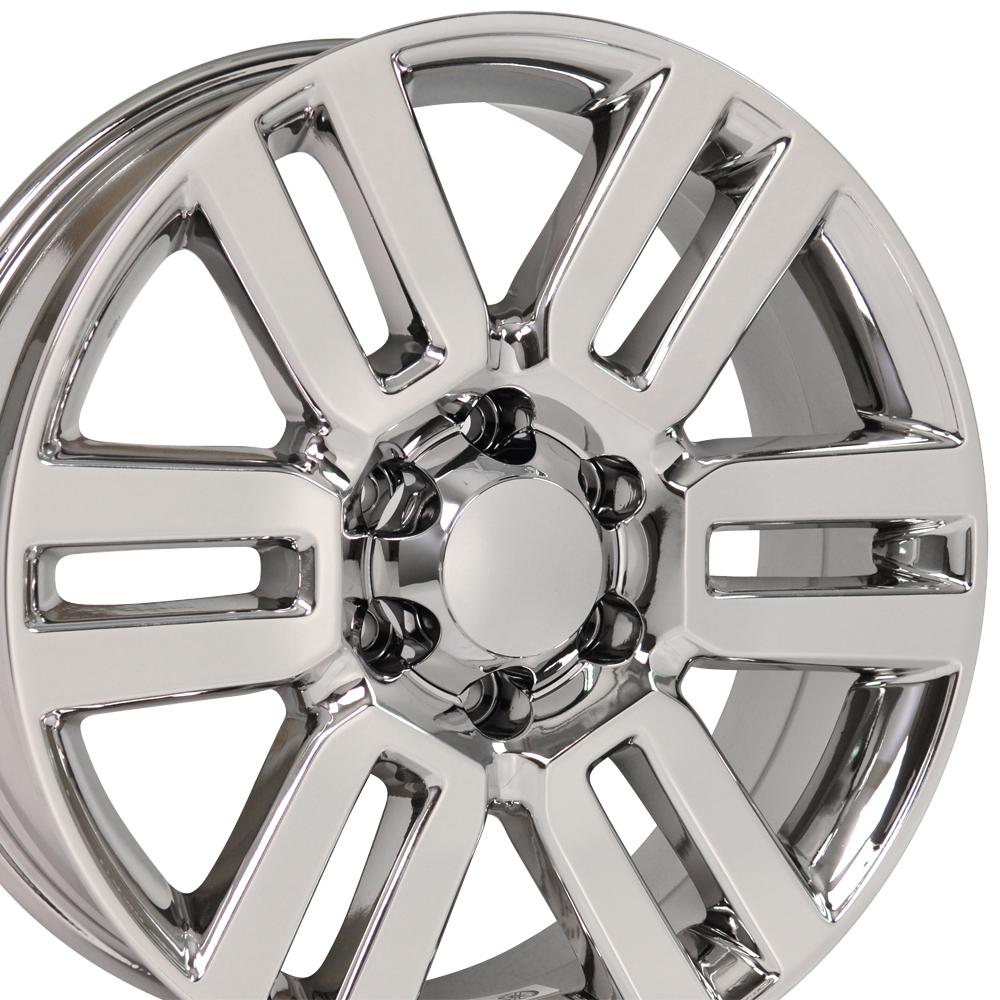 OE Wheels Replica TY10 Chrome 20x7.0 +15 6x139.7mm 106.1mm