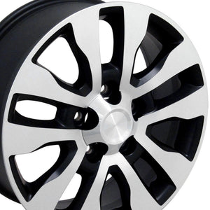 OE Wheels Replica TY11 Satin Black Machined 20x8.0 +60 5x150mm 110.0mm