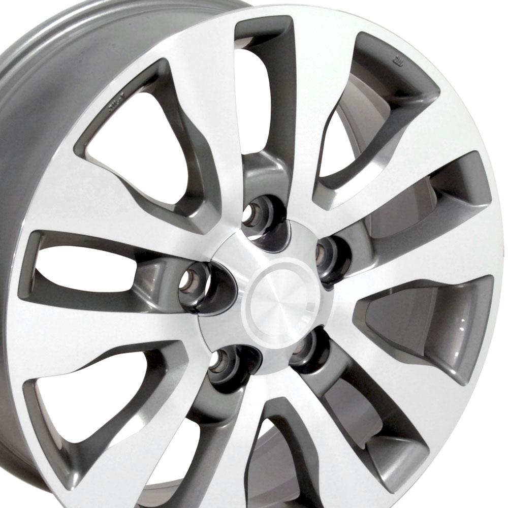 OE Wheels Replica TY11 Silver Machined 20x8.0 +60 5x150mm 110.0mm - Wheelwiz