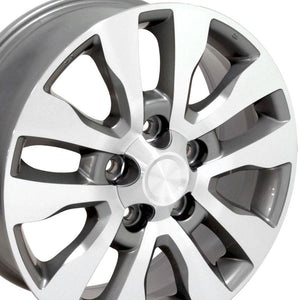 OE Wheels Replica TY11 Silver Machined 20x8.0 +60 5x150mm 110.0mm