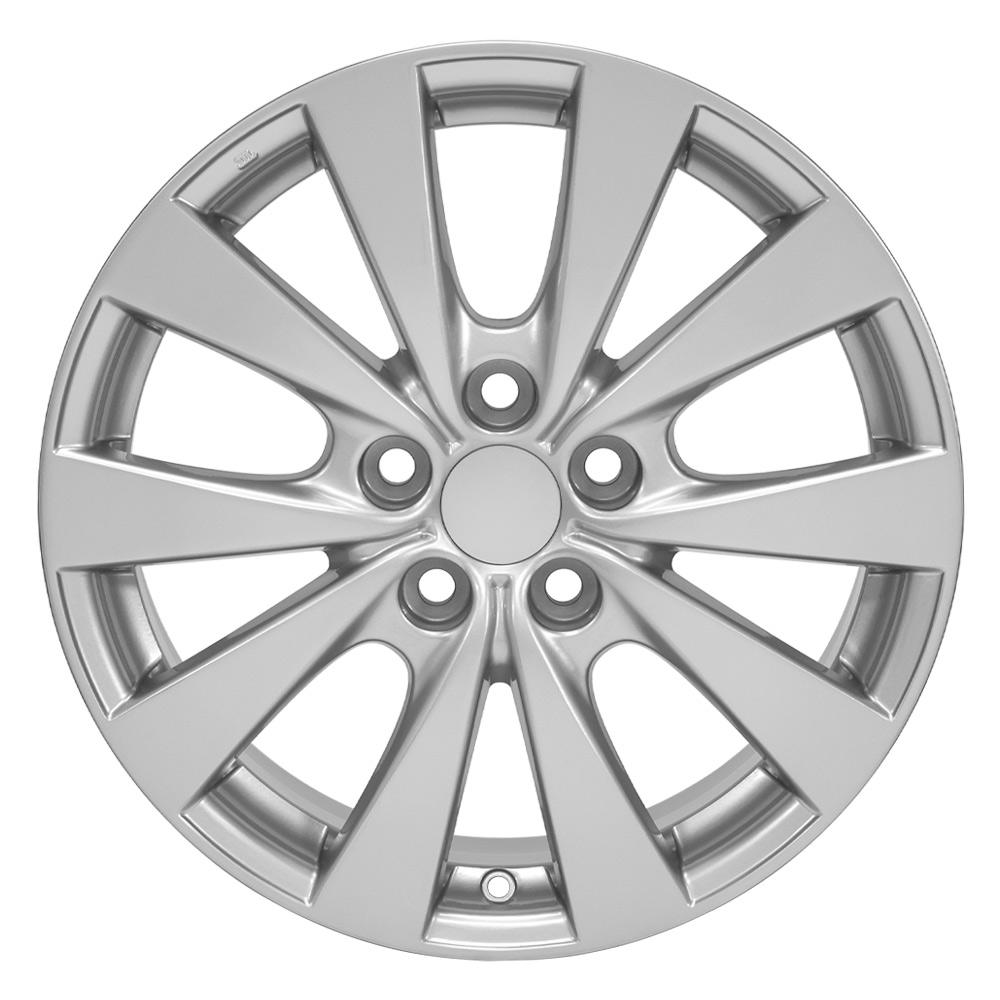 OE Wheels Replica TY15 Hyper Silver 17x7.0 +45 5x114.3mm 60.1mm - Wheelwiz