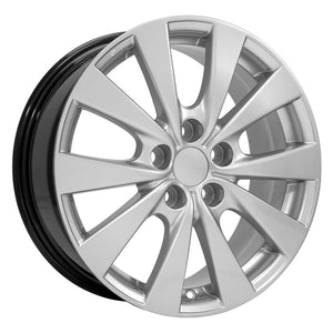 OE Wheels Replica TY15 Hyper Silver 17x7.0 +45 5x114.3mm 60.1mm