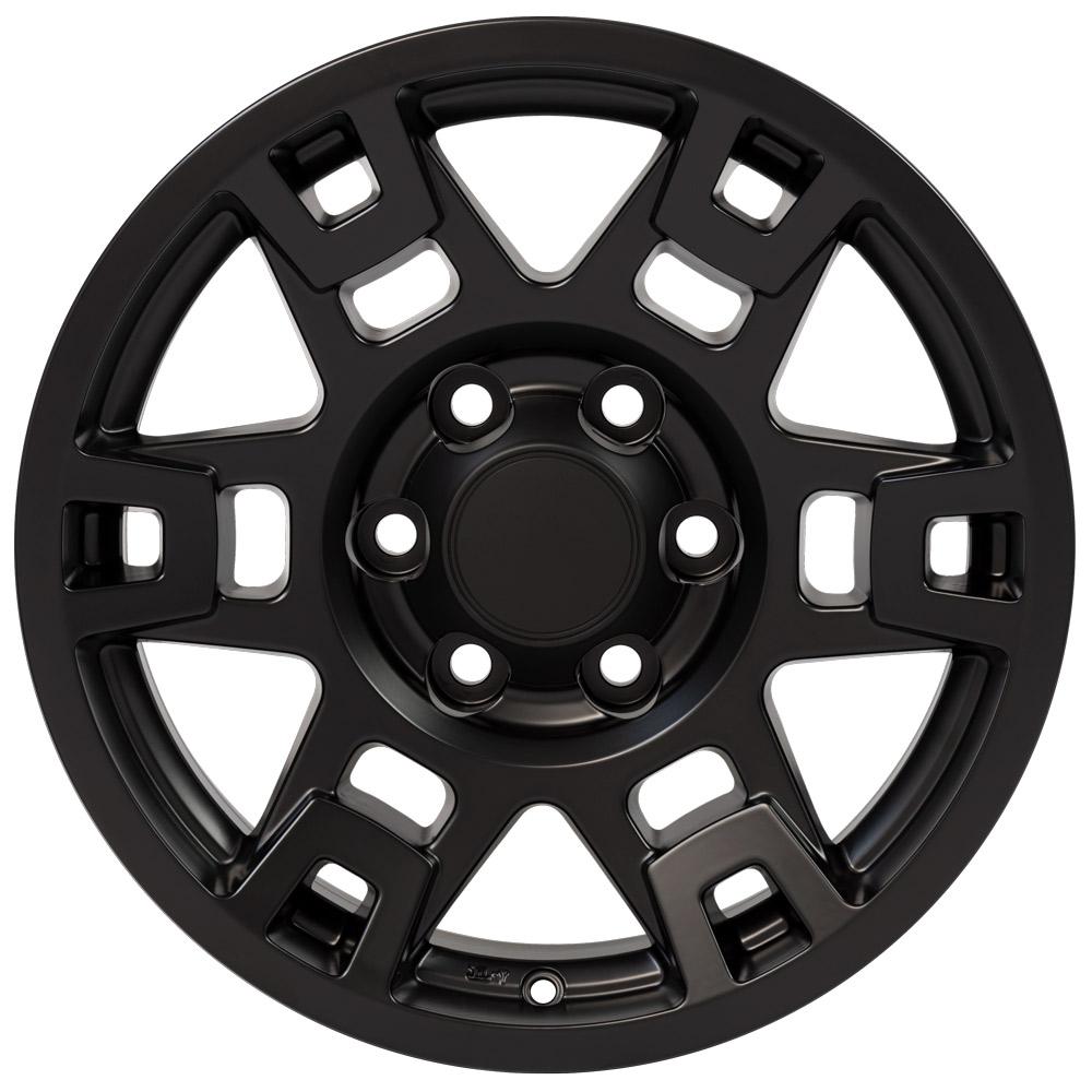 OE Wheels Replica TY16 Matte Black 17x7.0 +4 6x139.7mm 106.0mm - Wheelwiz