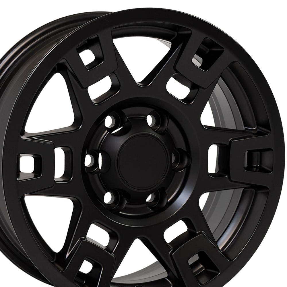 OE Wheels Replica TY16 Matte Black 17x7.0 +4 6x139.7mm 106.0mm - Wheelwiz