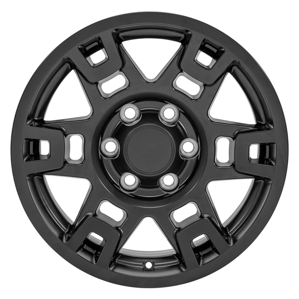 OE Wheels Replica TY16B Matte Black  17x7.0 +4 6x139.7mm 106.1mm - Wheelwiz