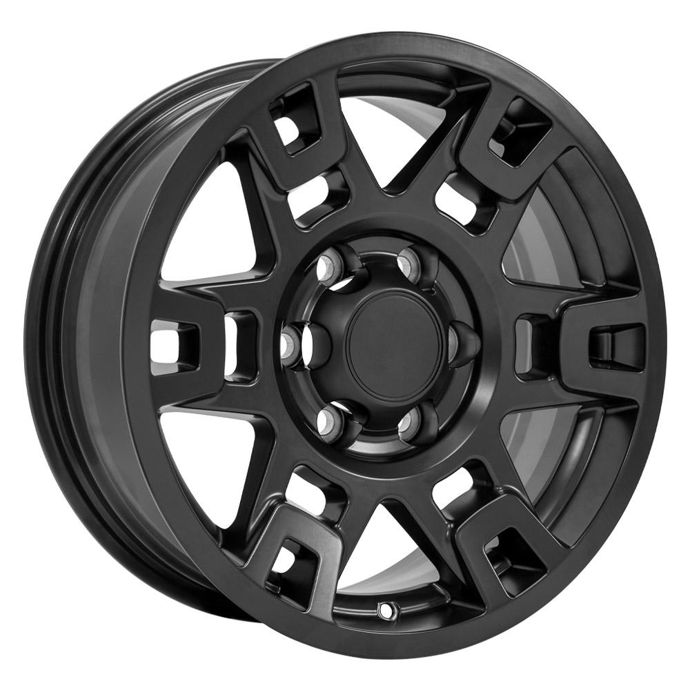 OE Wheels Replica TY16B Matte Black  17x7.0 +4 6x139.7mm 106.1mm - Wheelwiz
