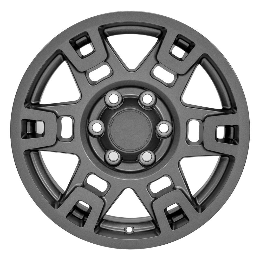 OE Wheels Replica TY16B Satin Graphite  17x7.0 +4 6x139.7mm 106.1mm - Wheelwiz