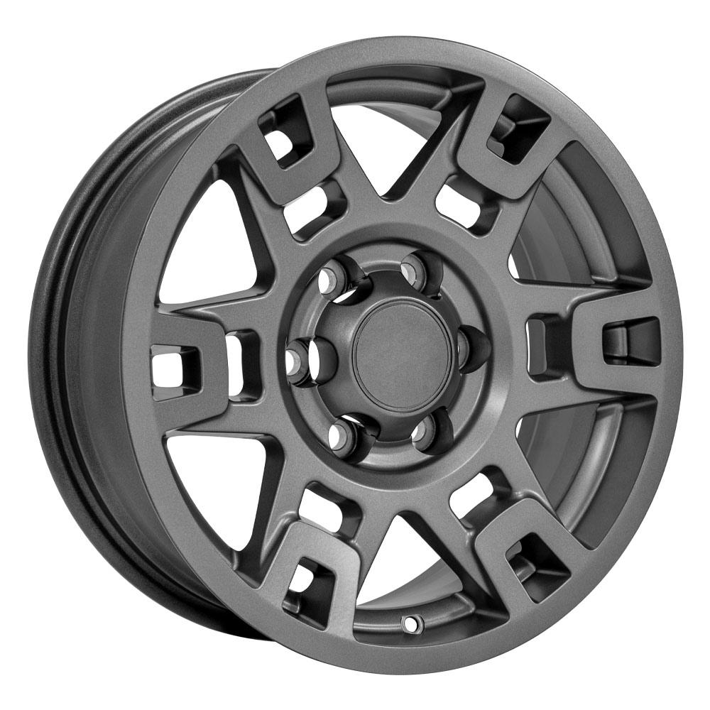 OE Wheels Replica TY16B Satin Graphite  17x7.0 +4 6x139.7mm 106.1mm - Wheelwiz