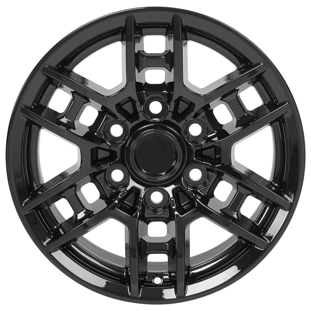 OE Wheels Replica TY17 Gloss Black 16x7.0 +13 6x139.7mm 106.1mm - Wheelwiz