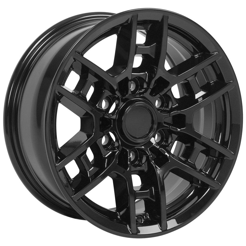 OE Wheels Replica TY17 Gloss Black 16x7.0 +13 6x139.7mm 106.1mm - Wheelwiz