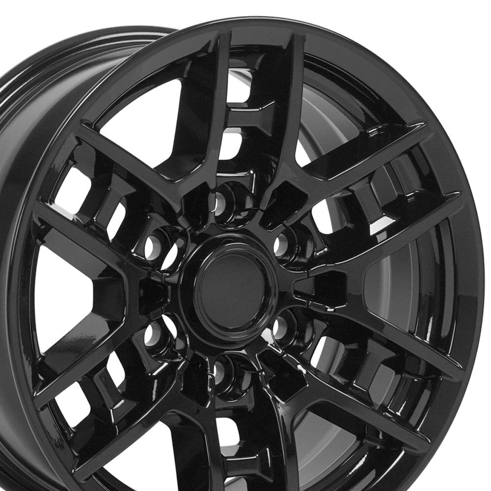 OE Wheels Replica TY17 Gloss Black 16x7.0 +13 6x139.7mm 106.1mm - Wheelwiz