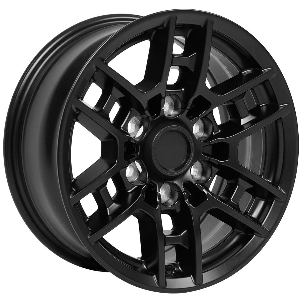 OE Wheels Replica TY17 Satin Black 16x7.0 +13 6x139.7mm 106.1mm - Wheelwiz
